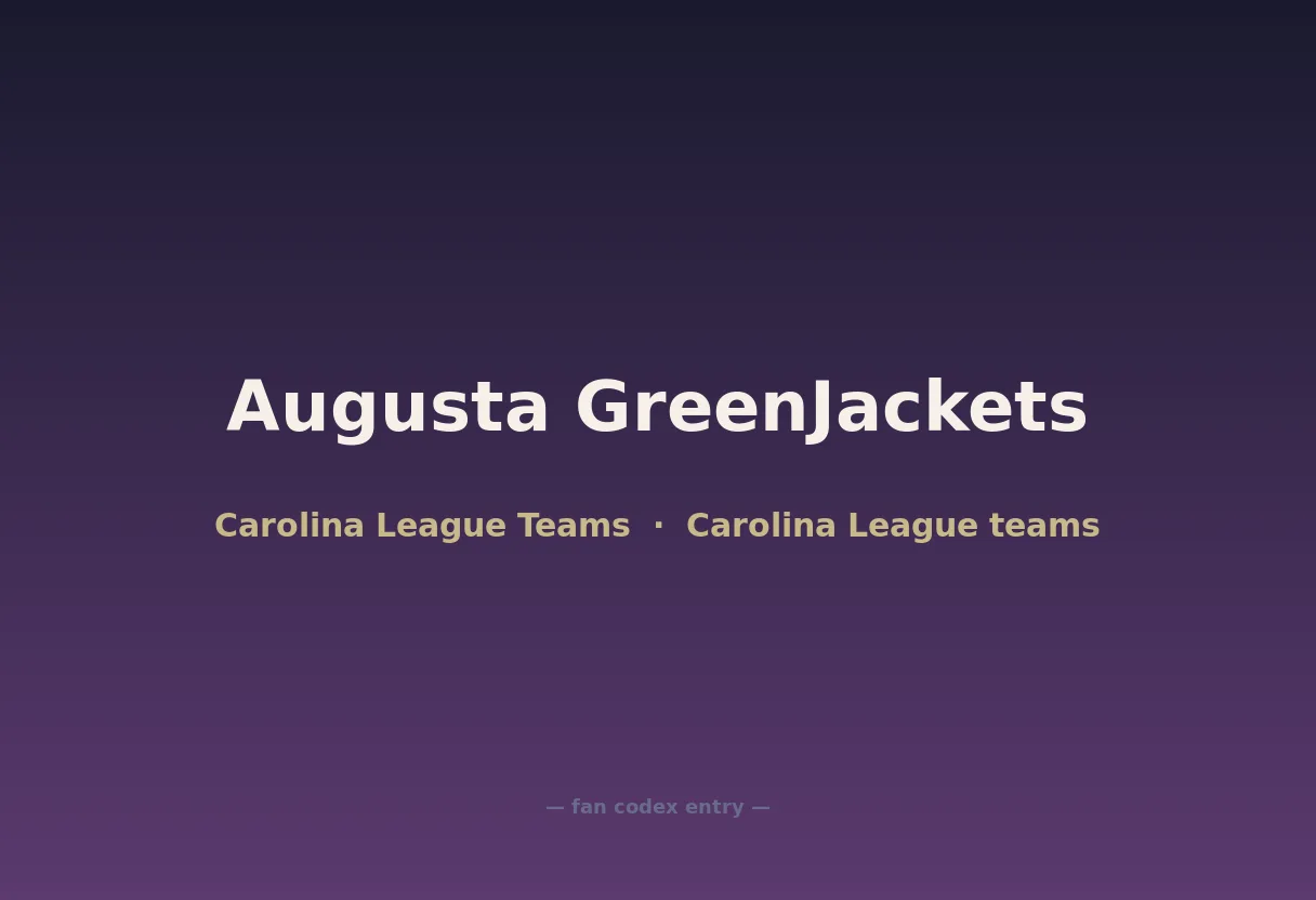 Augusta GreenJackets
